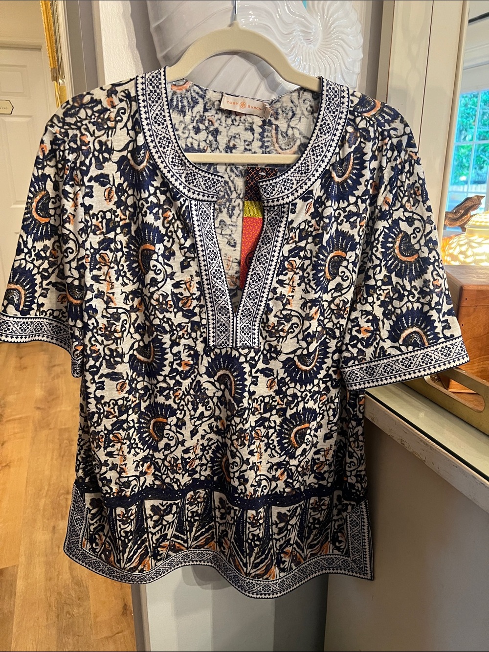 Tory Burch Linen Knit Top NWT
